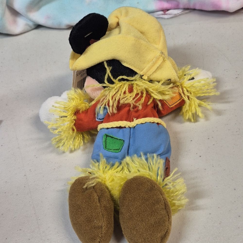 Walt Disney World Mickey Mouse Scarecrow Bean Bag Toy - New - Picture 6 of 6